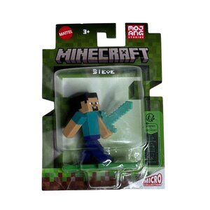 Minecraft Steve Figure Mattel Micro Collection Toy New